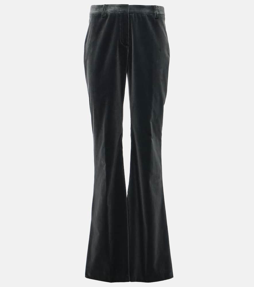 Cotton flared pants