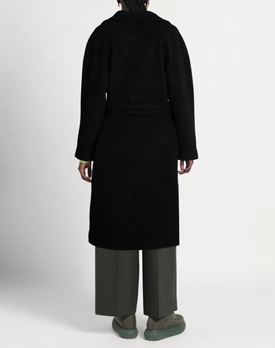 Woman Coat Black Size 2 Wool