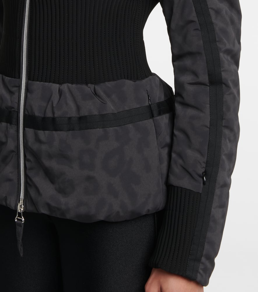 Raffaella leopard-print ski jacket