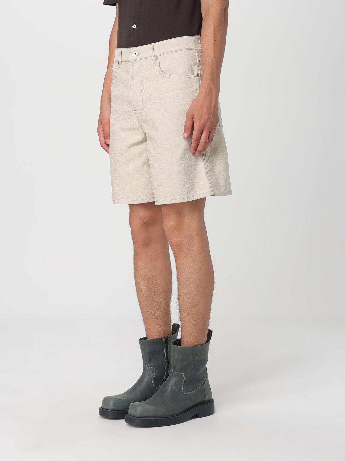 Short Men color Beige