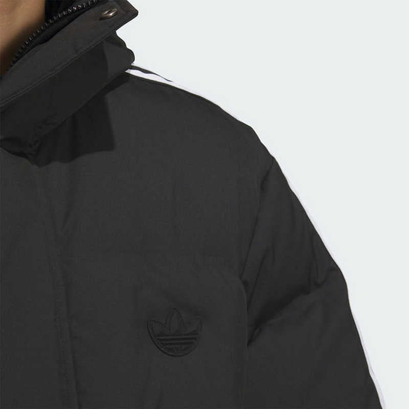 Long Puffer Jacket Asia Sizing 'Black White'