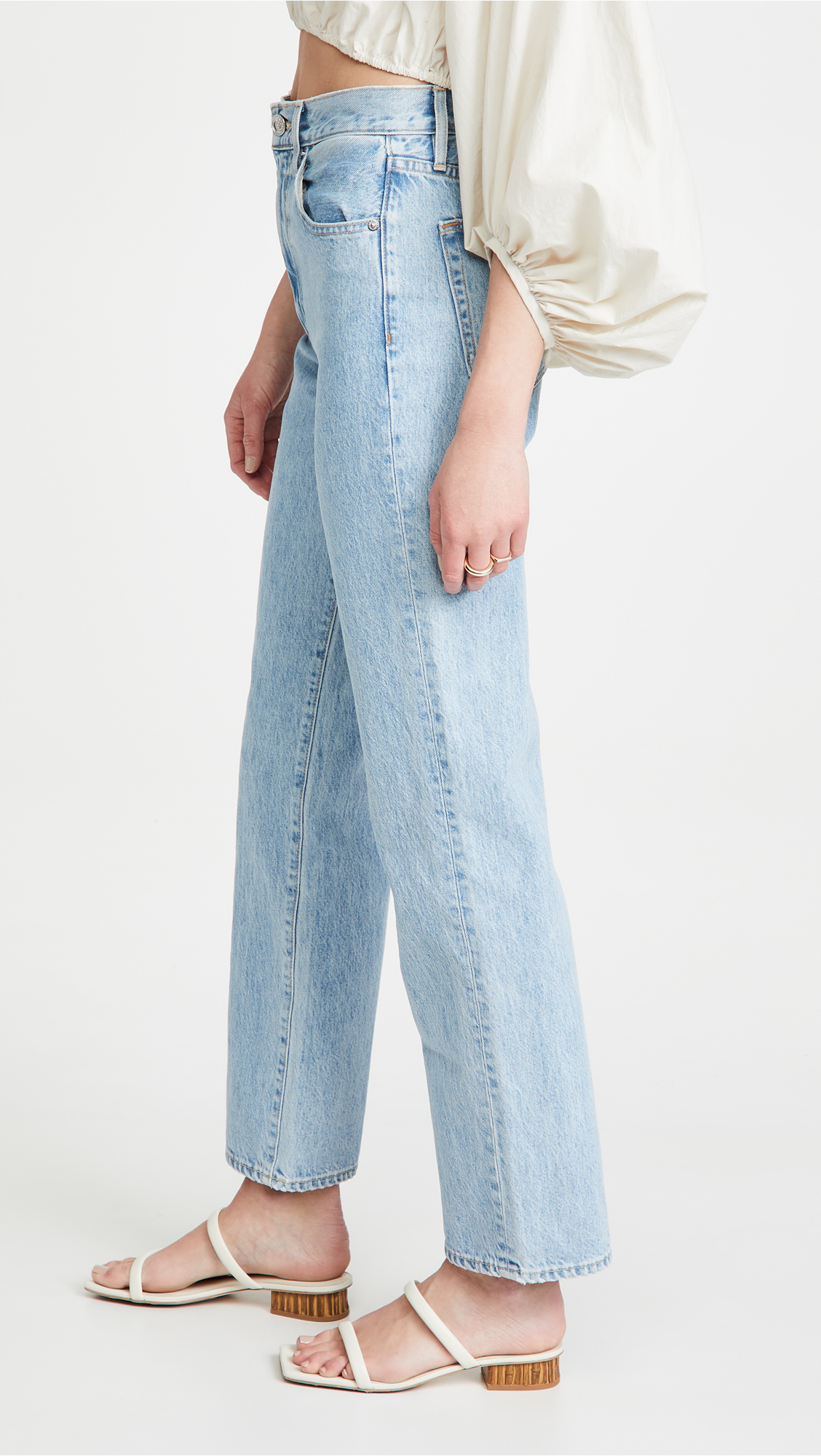 London High Rise Straight Jeans
