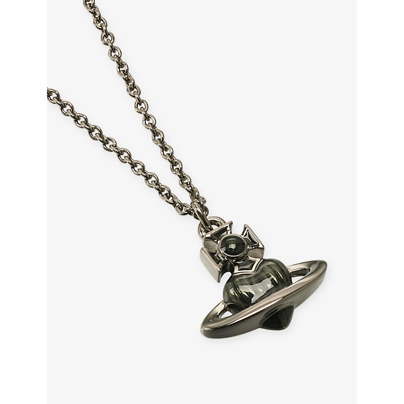 Mens Fabianno Brass Pendant Necklace