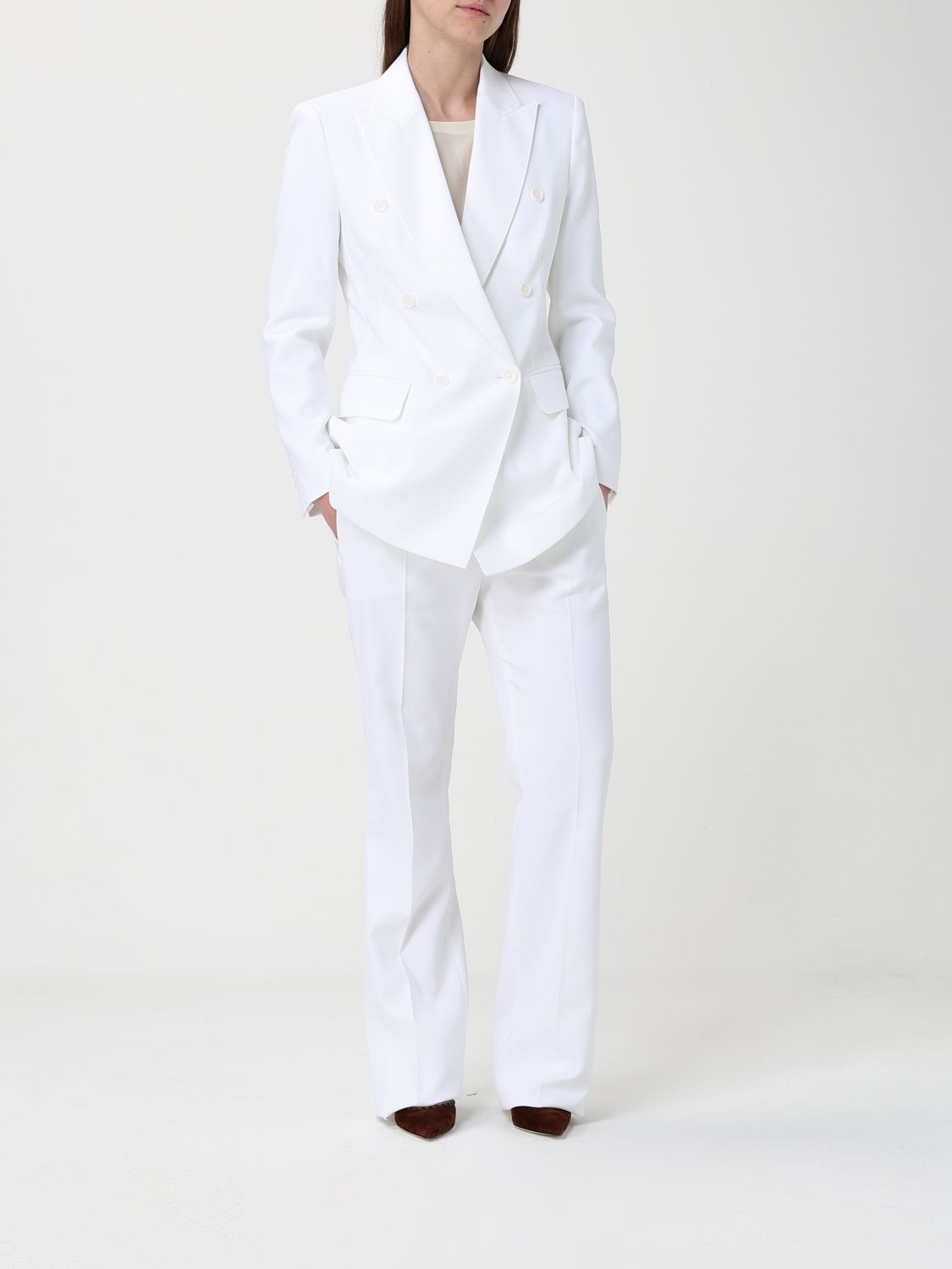 Pants Woman color White