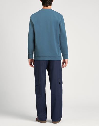 Man Sweatshirt Slate blue Size XL Cotton, Elastane