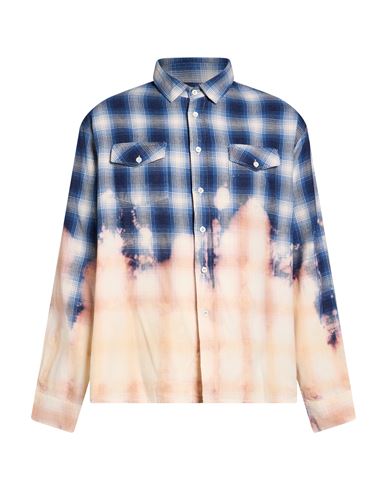 Man Shirt Blue Size M Cotton