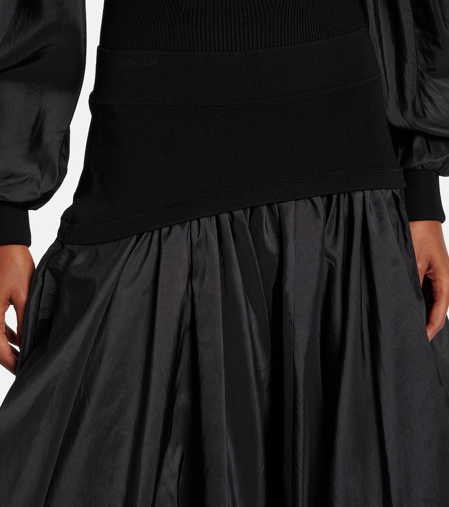 Corinn bubble midi skirt