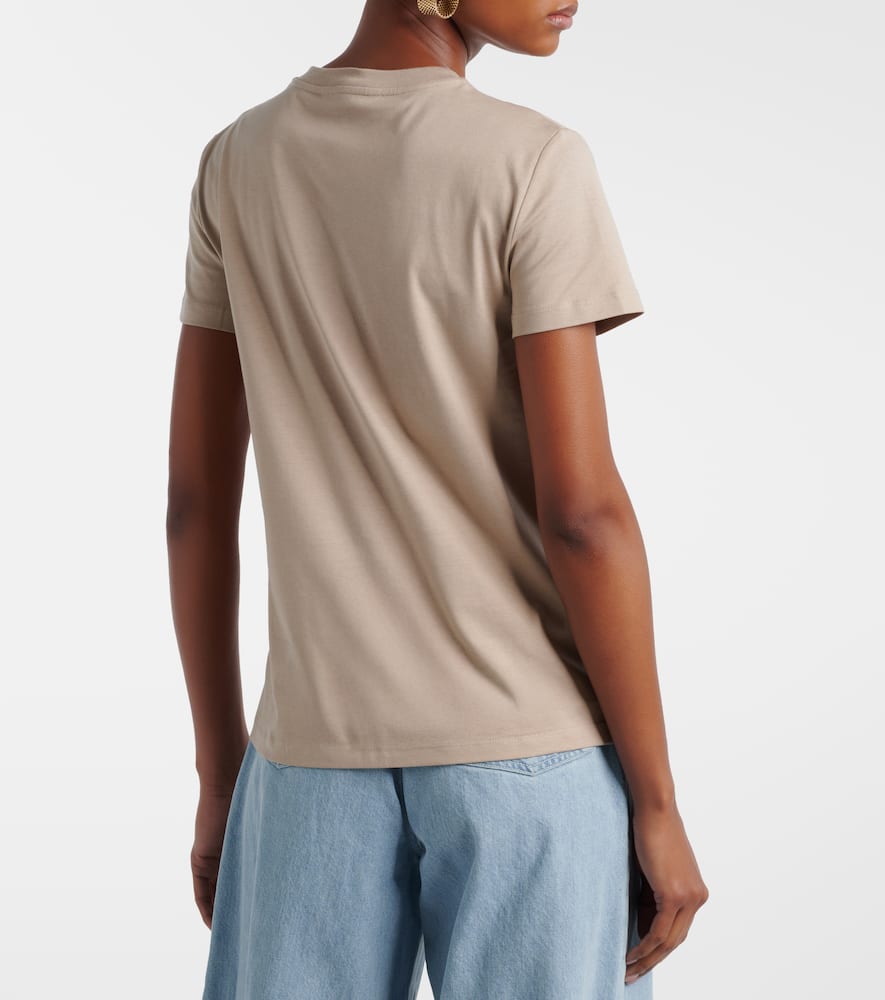 Embroidered cotton top