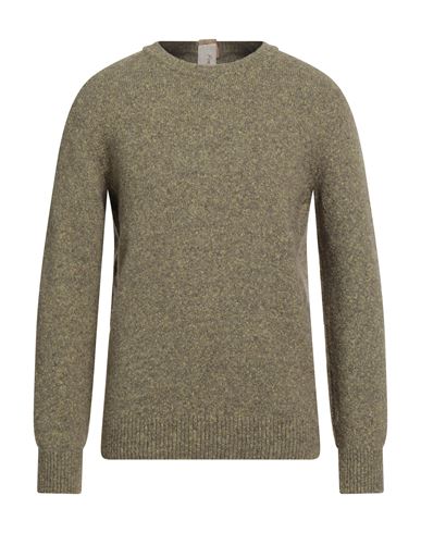 Man Sweater Khaki Size 42 Cotton, Polyamide, Alpaca wool, Wool