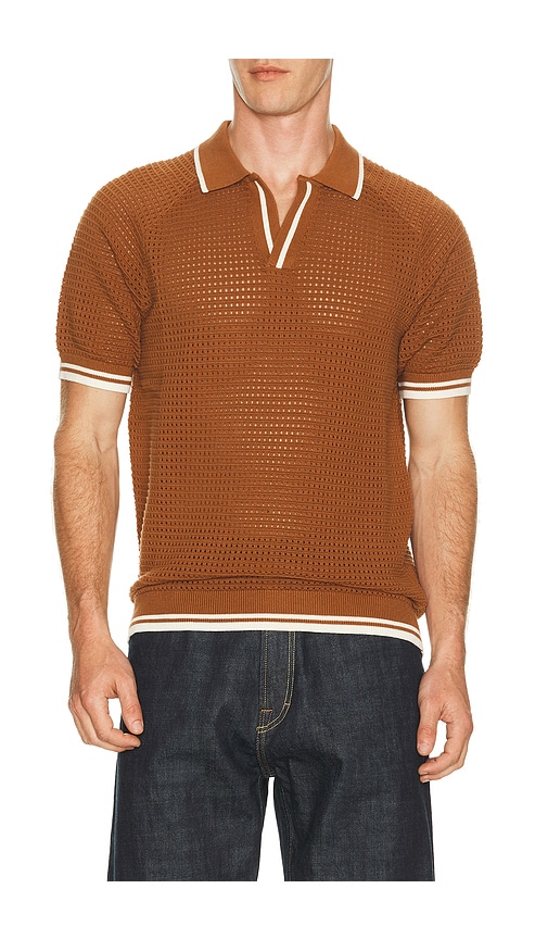 Percival POLOHEMD CASA in Braun - Brown. L also in M, S, XL/1X