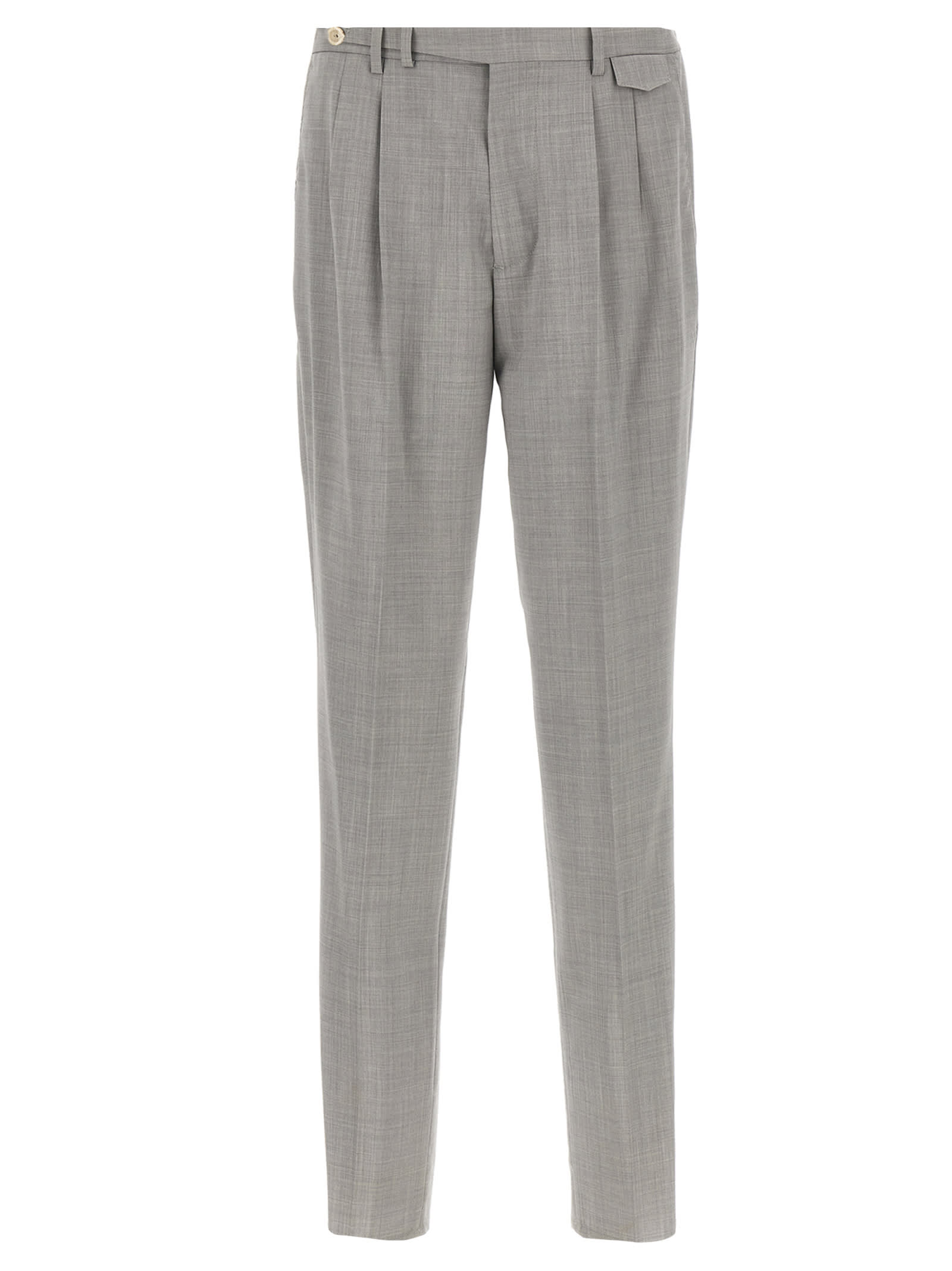Cropped tailored trousers - Grey