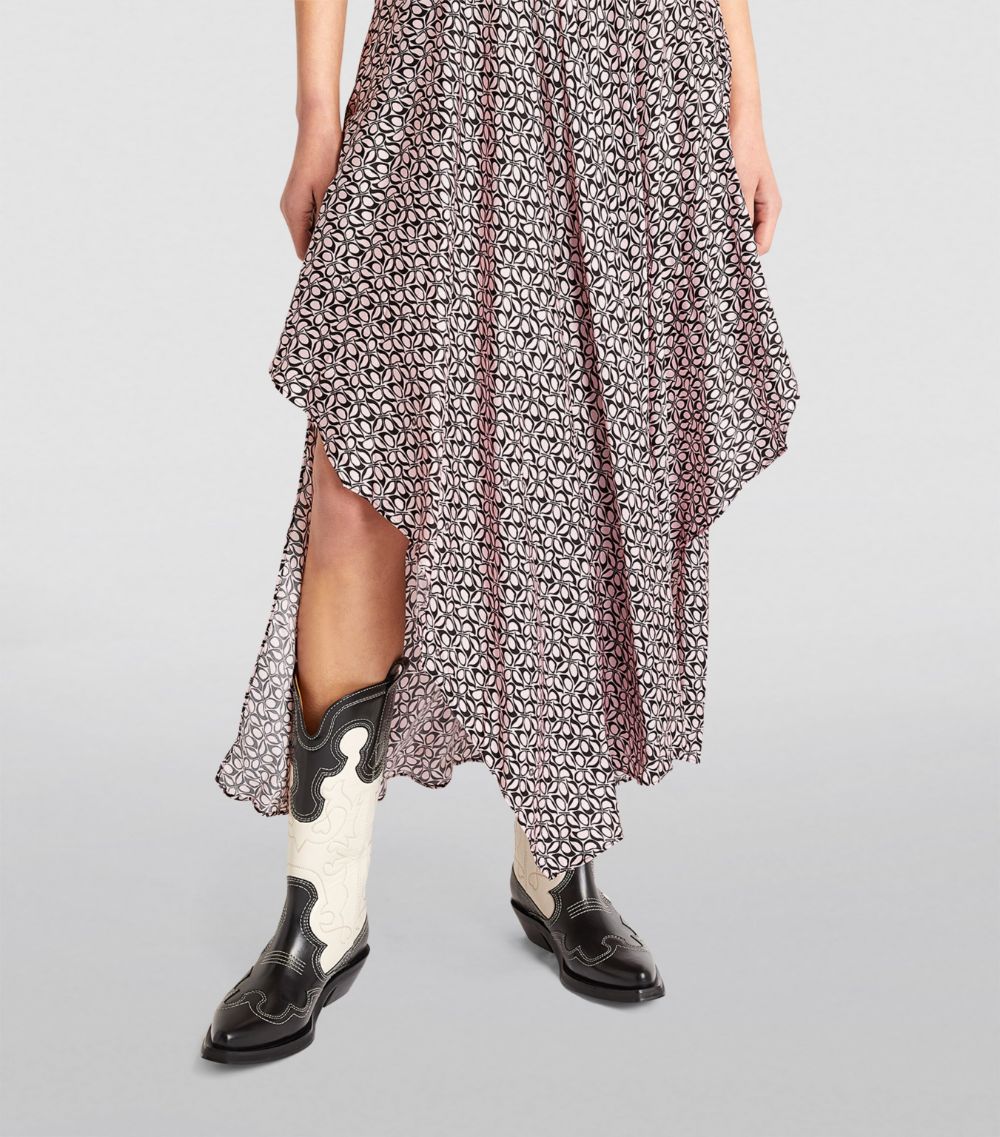 Printed Midi Dress