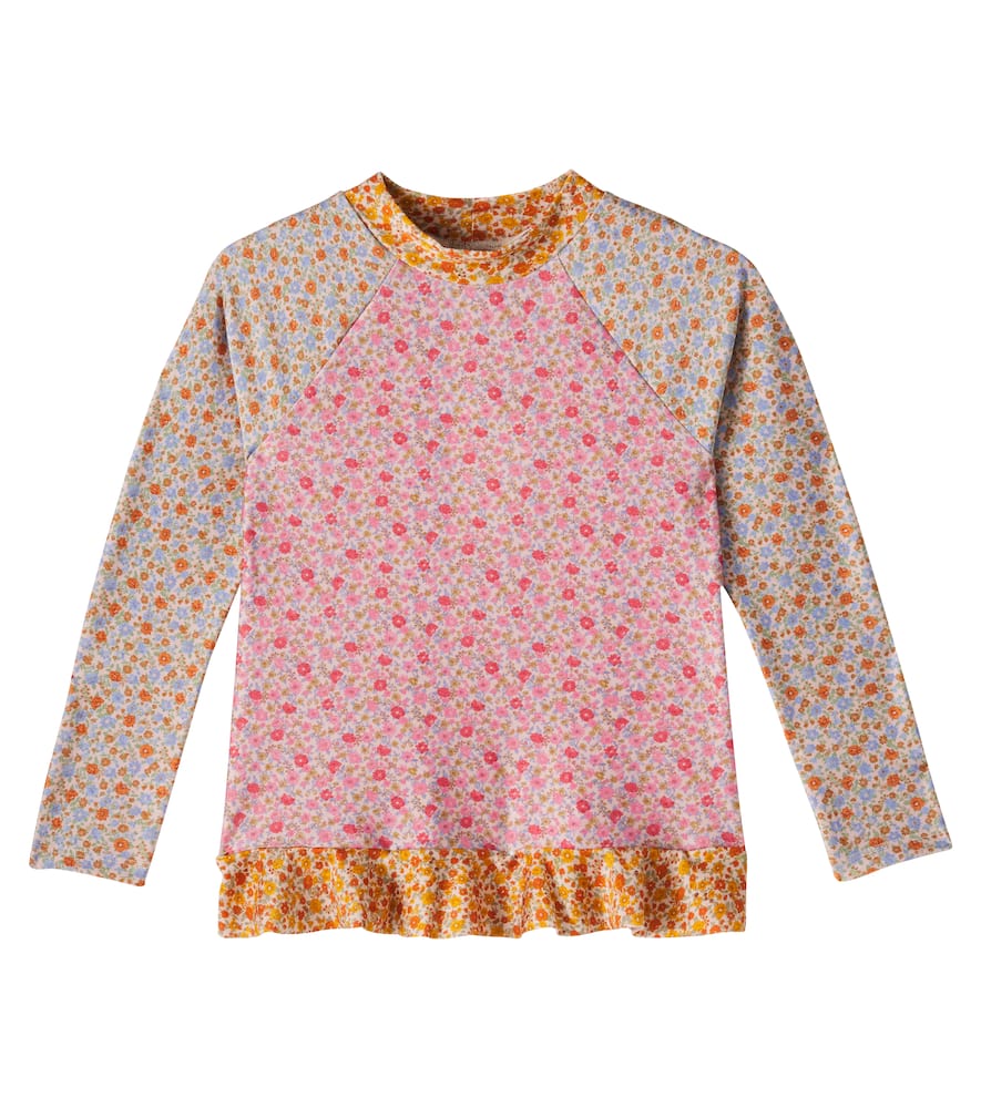Zimmermann Kids Lucky floral rashguard top