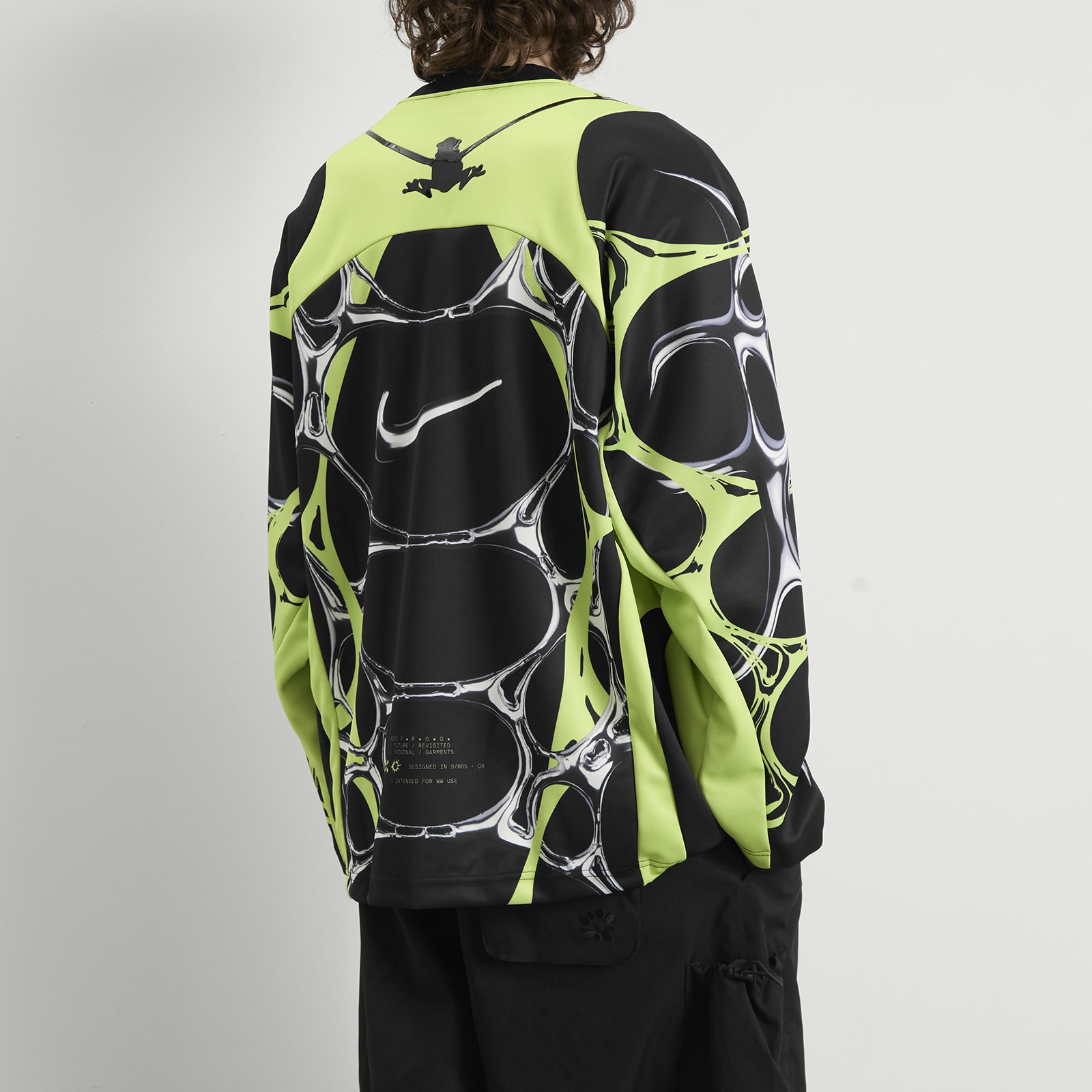 Men's Project F.R.O.G. Jelly Cage Jersey Top Black/Cream/Volt Ice