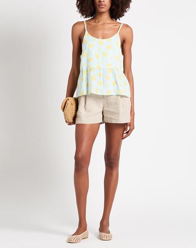 Woman Top Sky blue Size XS Linen