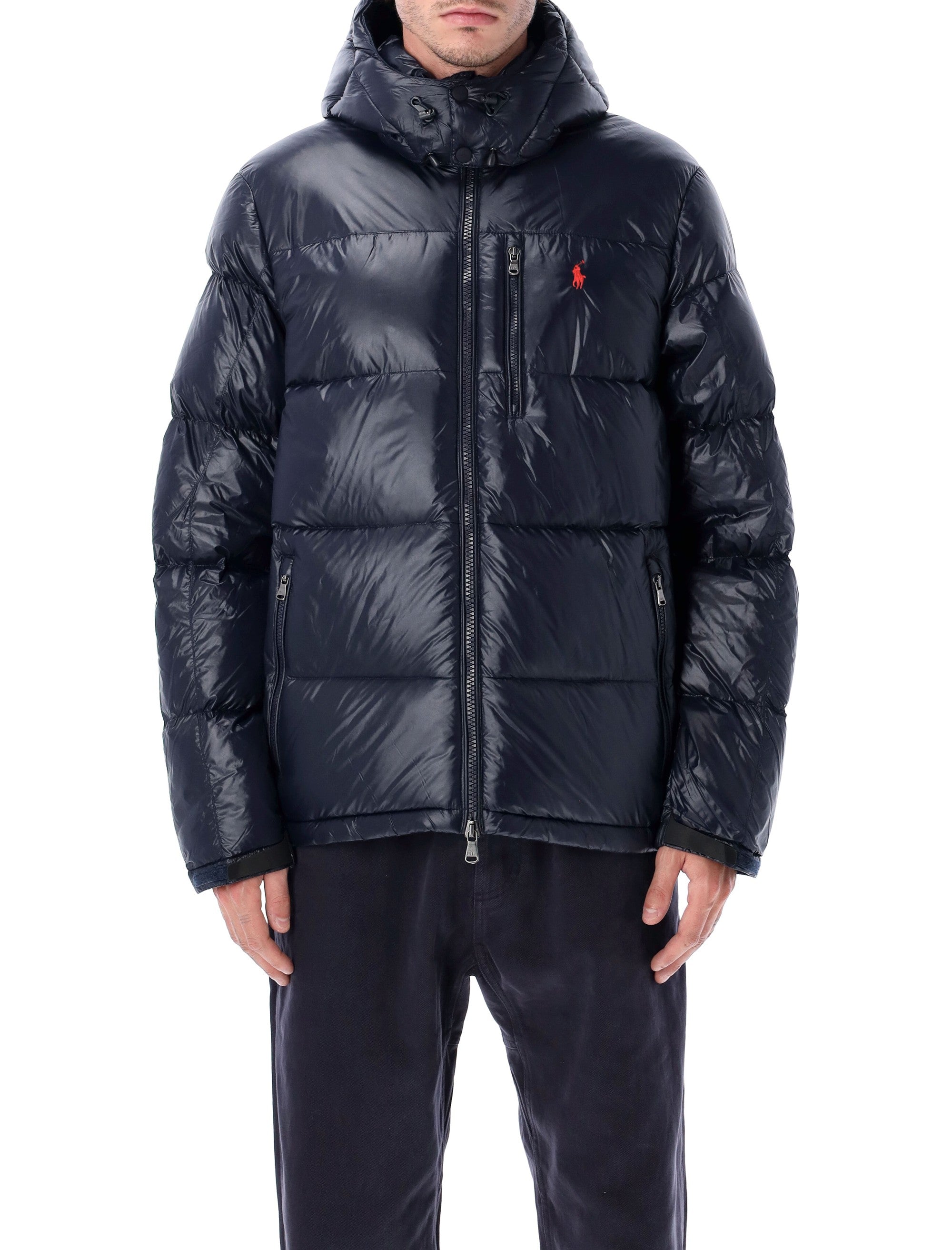 Theuren Gorham Glossed Down Jacket with Detachable Hood