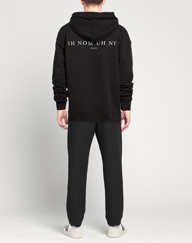 Man Sweatshirt Black Size L Cotton