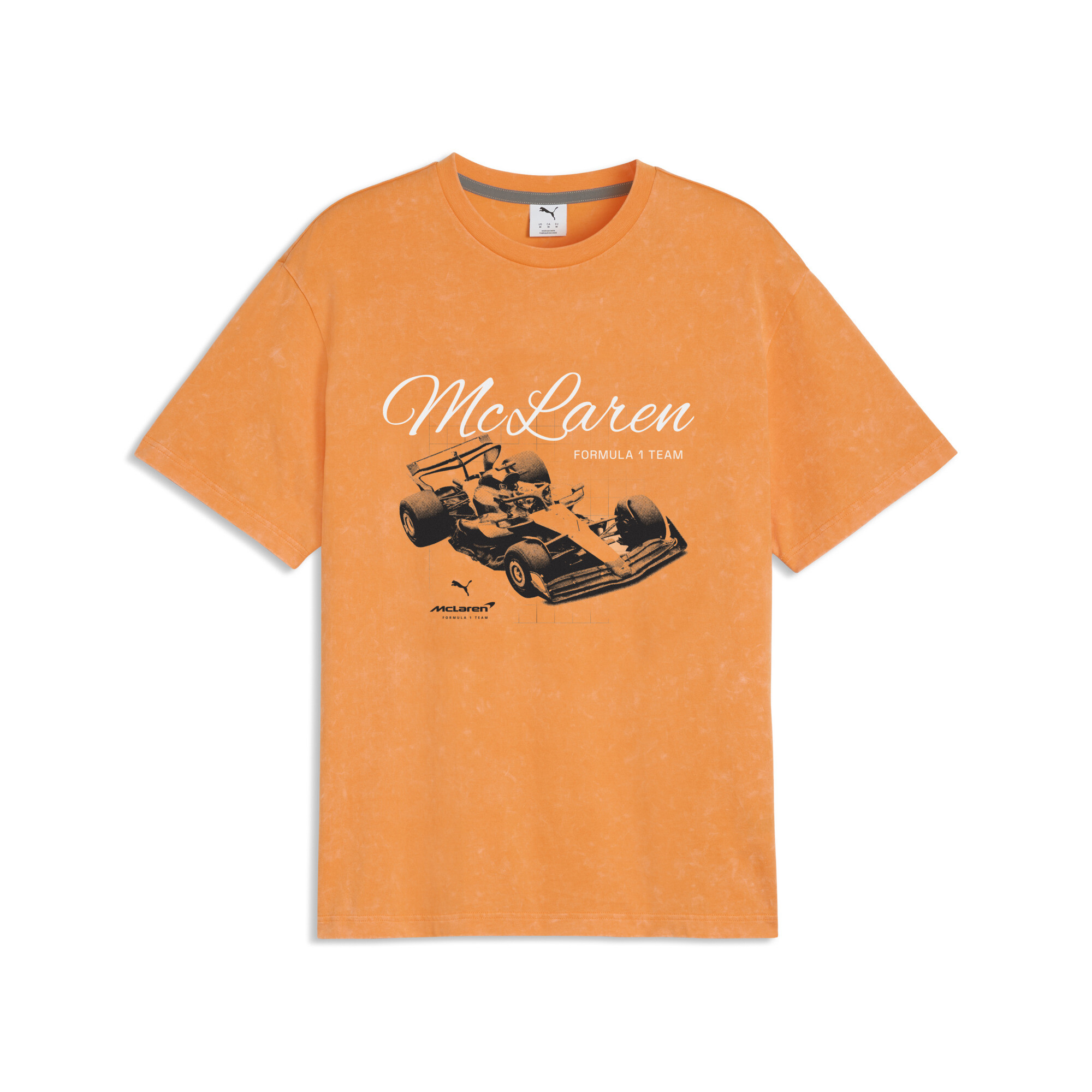 PUMA McLAREN MASTERCARD F1 TEAM Men's Car Graphic T-Shirt in Orange