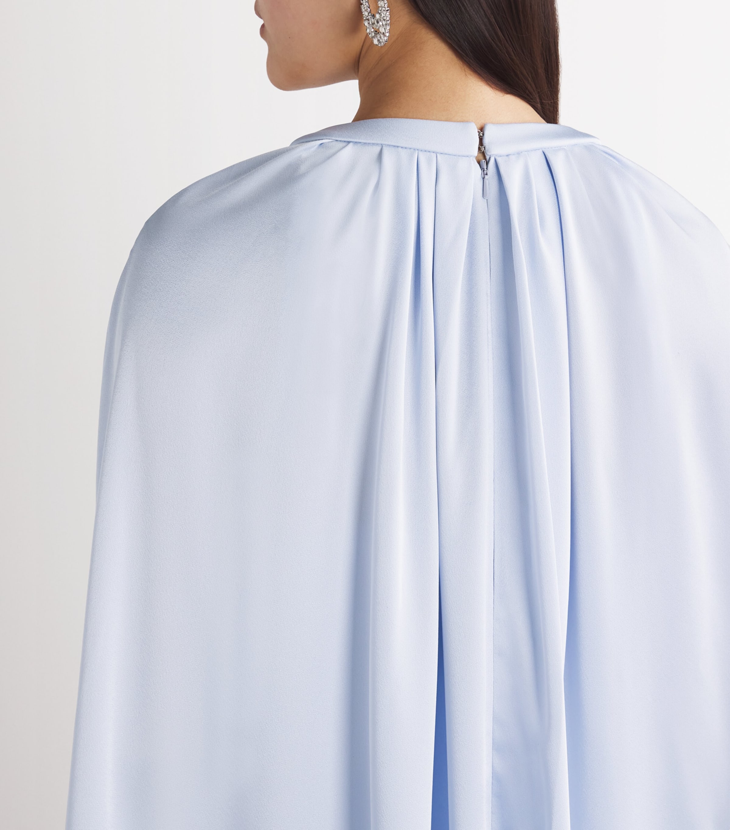 Silk Ayse Cape Gown