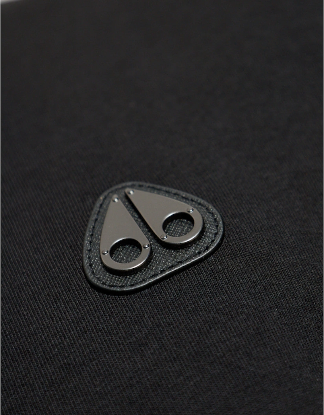 Men's Moose Knuckles Crescent Tee 292 Black - Size: 44/Regular