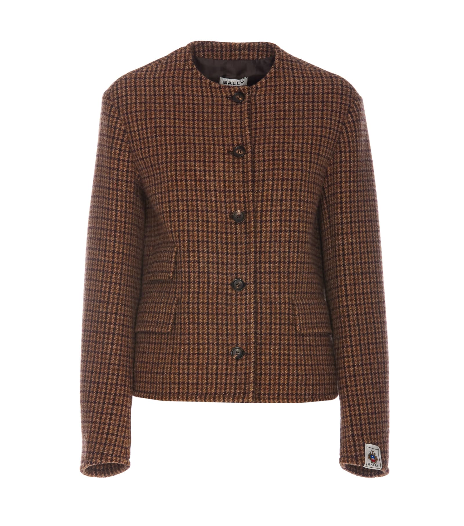 Houndstooth jacket - Brown