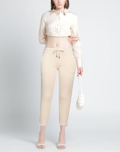 Woman Pants Beige