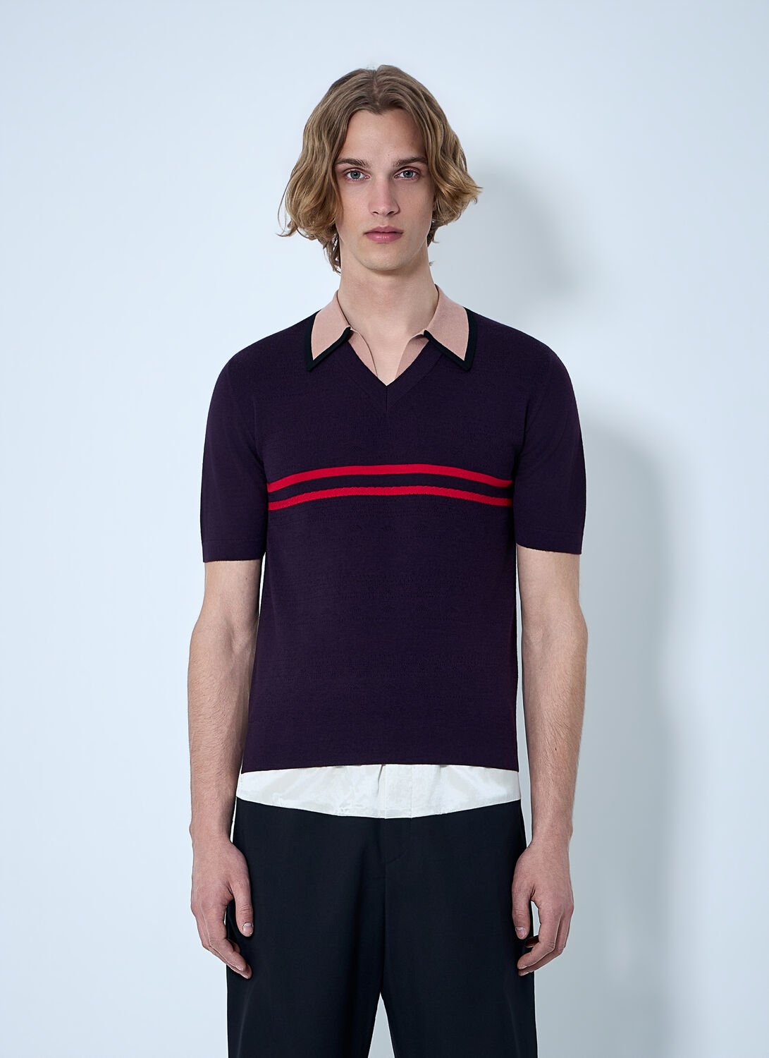 Knit Polo Shirt