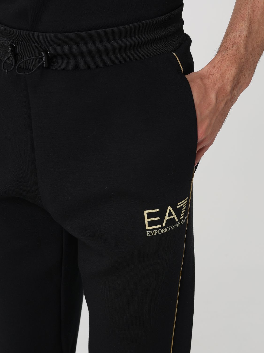 Pants Men color Black