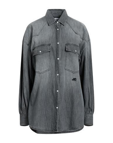Jacob Cohёn Woman Shirt Grey Size 8 Cotton