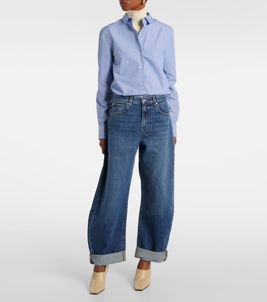 The Bubble barrel-leg jeans