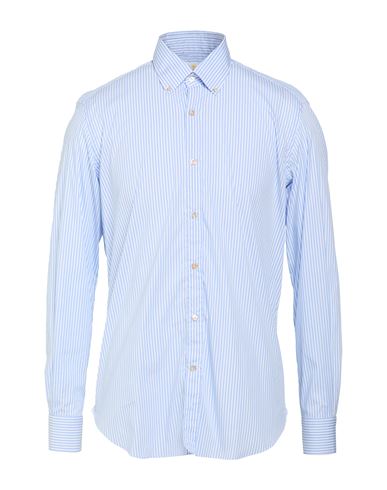 Man Shirt Sky blue Size 15 ½ Cotton, Polyester, Elastane