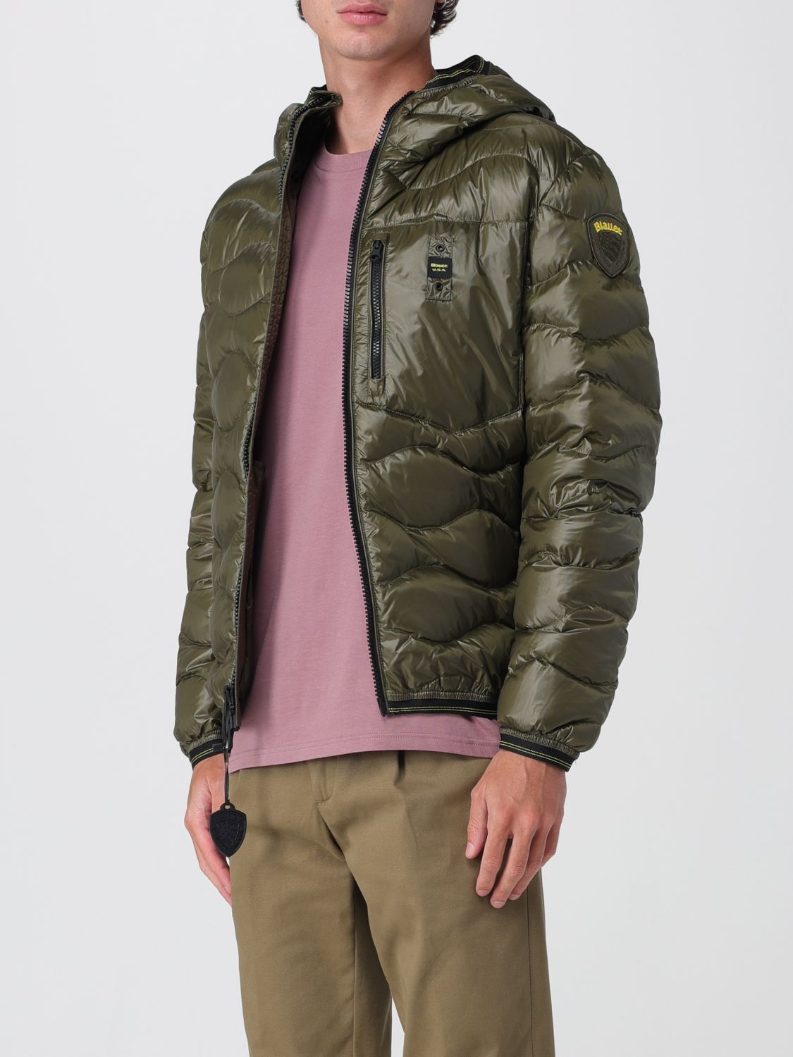 Jacket Men color Green