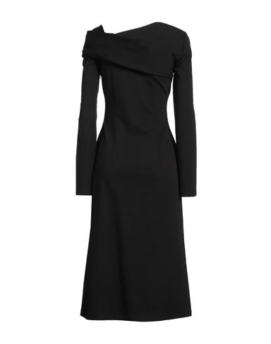 Alberta Ferretti Woman Midi dress Black Size 6 Viscose, Polyamide, Elastane