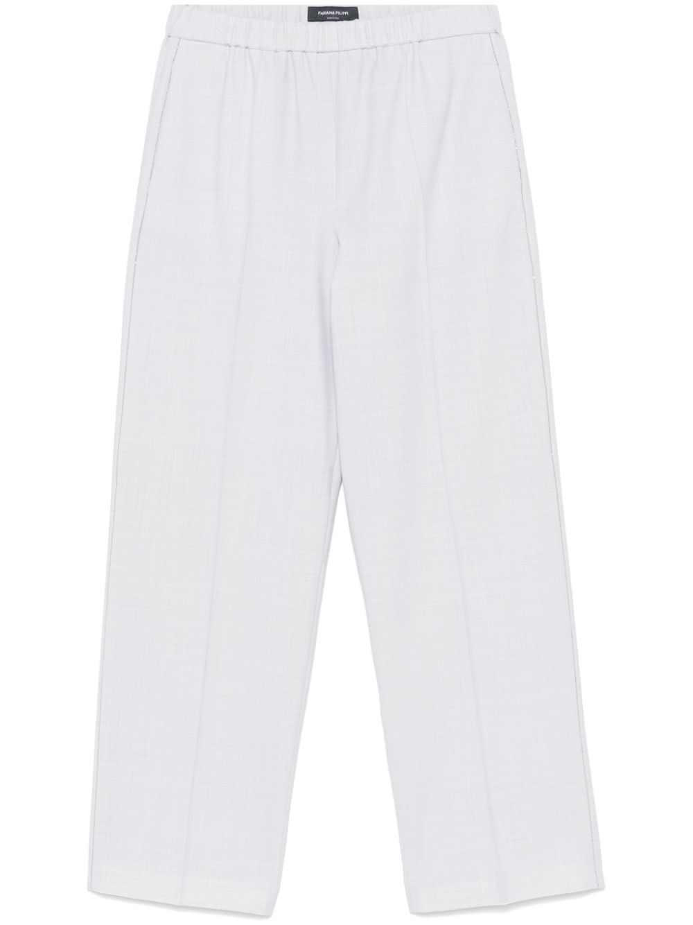 Bead-trim trousers - Grey
