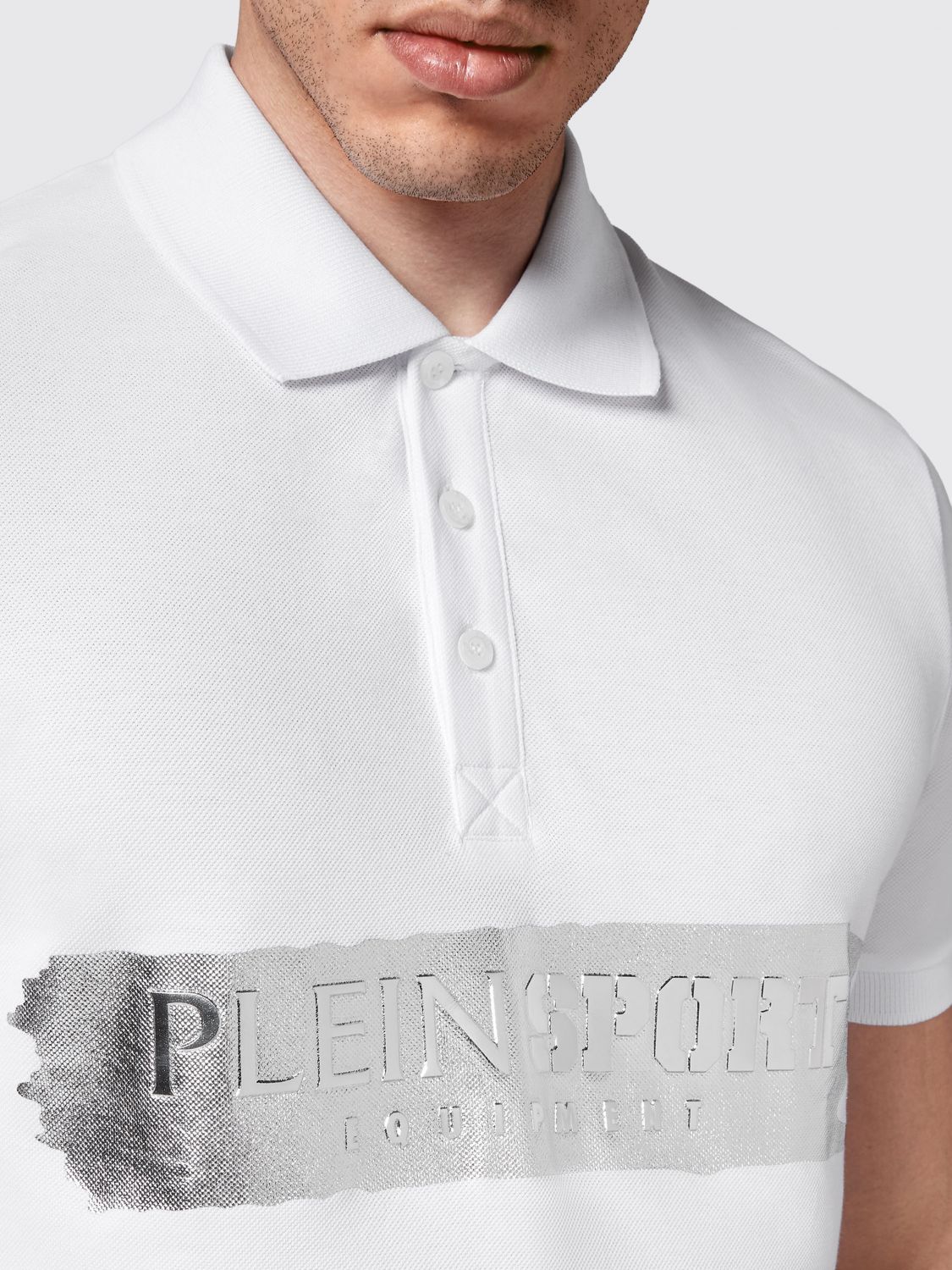 Polo Shirt Men color White