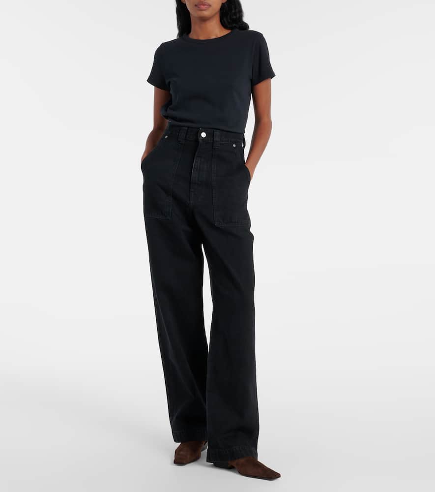 Hewitt high-rise straight jeans
