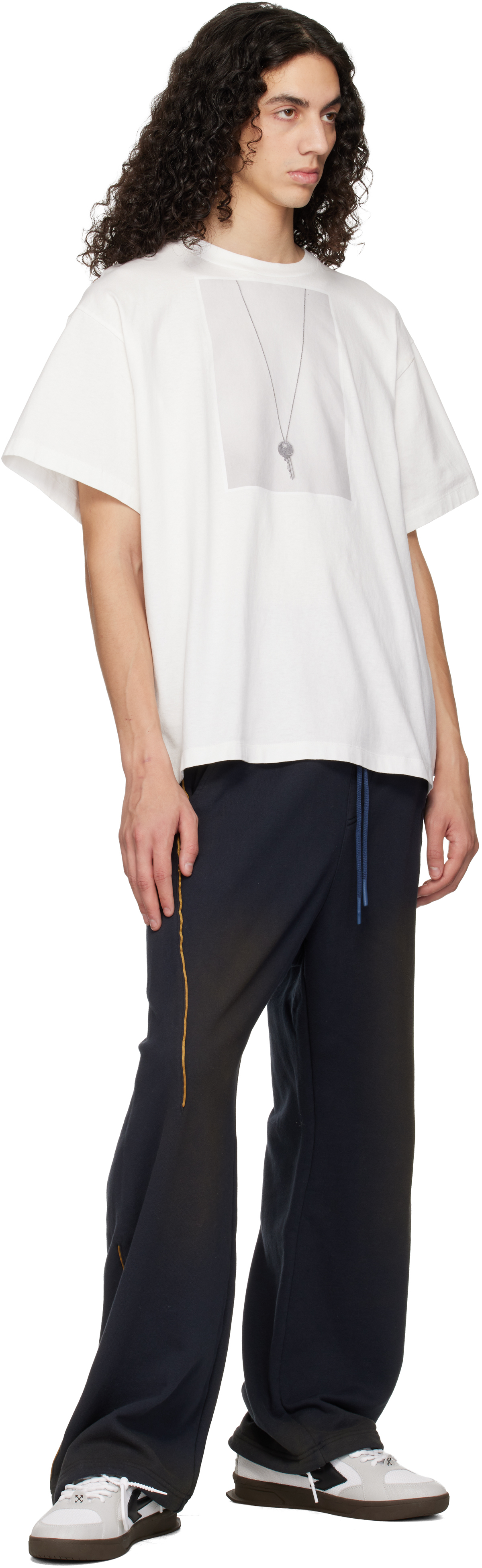 White & Gray End Of Play Sneakers