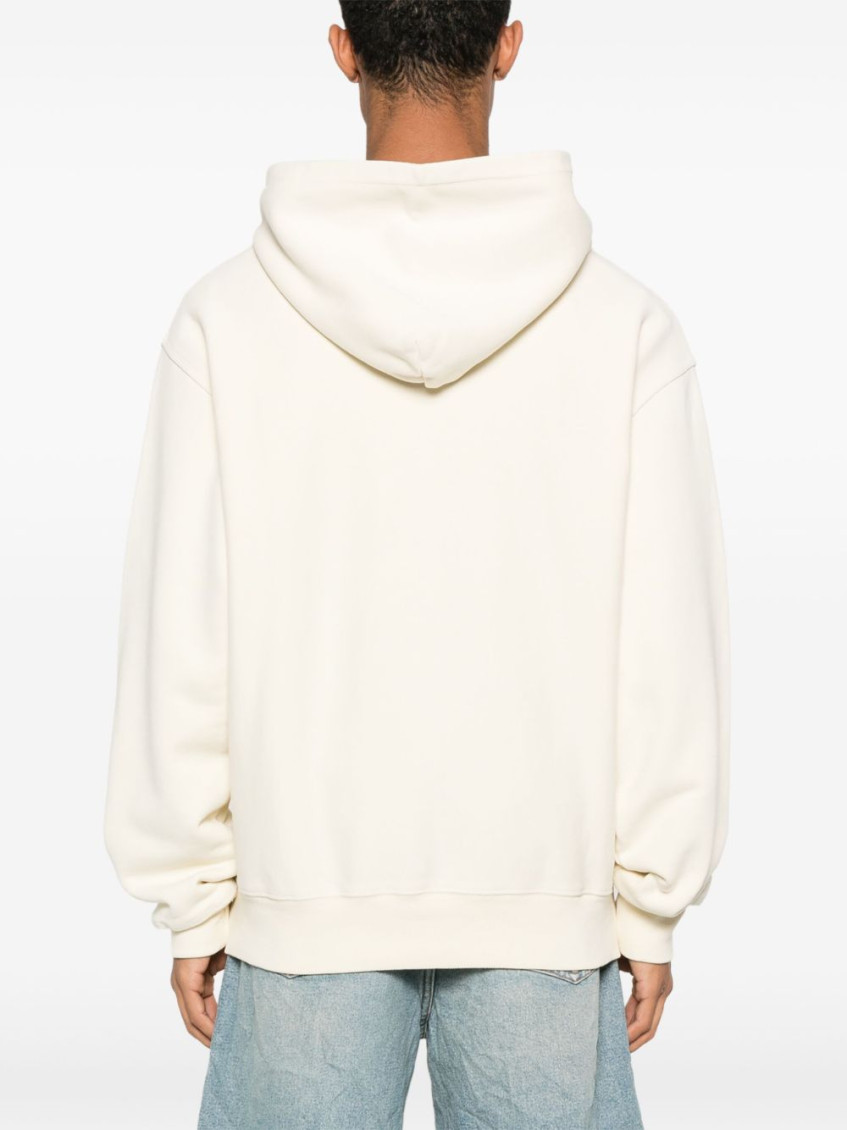 White Scrambled Head hoodie