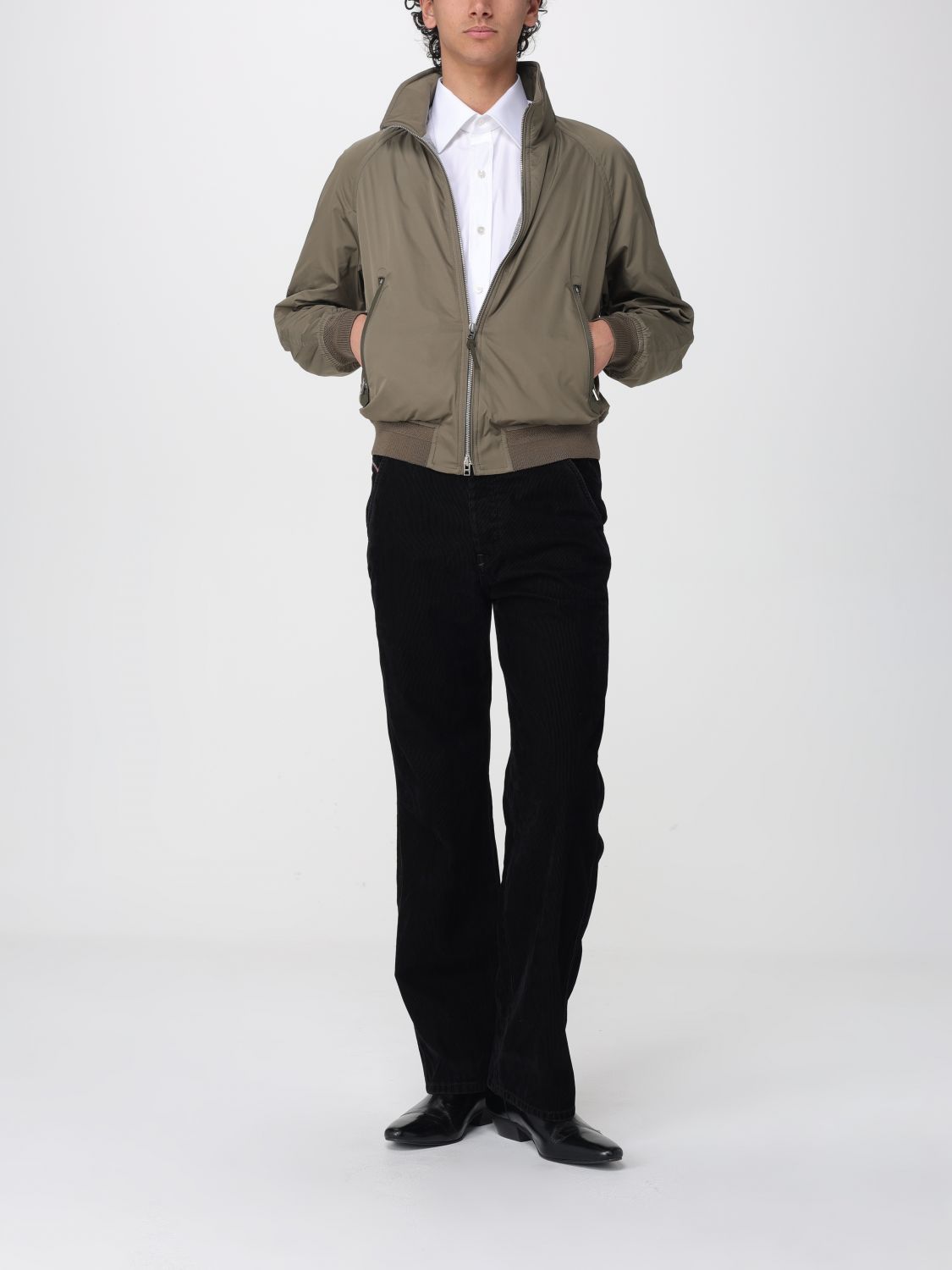 Jacket Men color Green