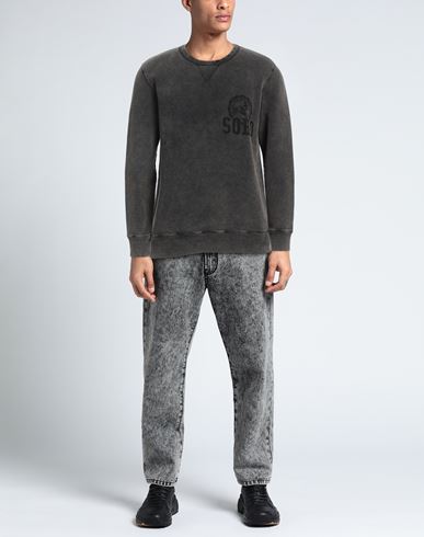 Bowery Man Sweatshirt Charcoal Size S Cotton