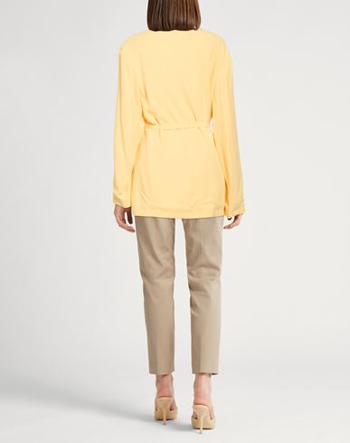 Woman Blazer Yellow Size 10 Viscose, Acetate