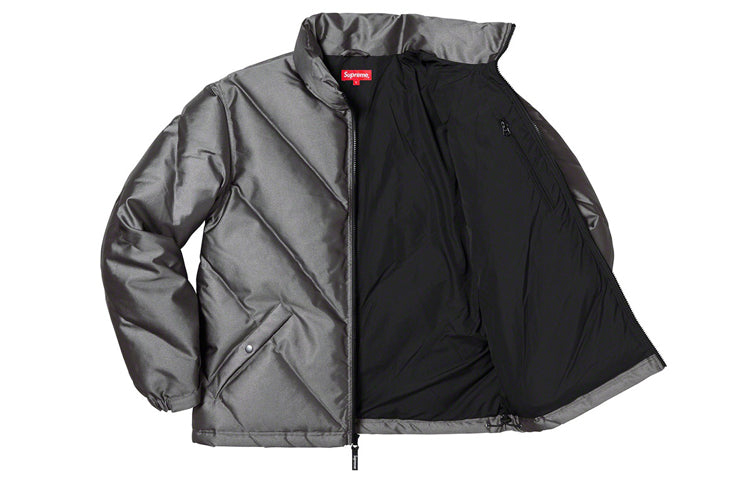 Supreme | FW19 Week 11 Iridescent Puffy Jacket Black | Realry