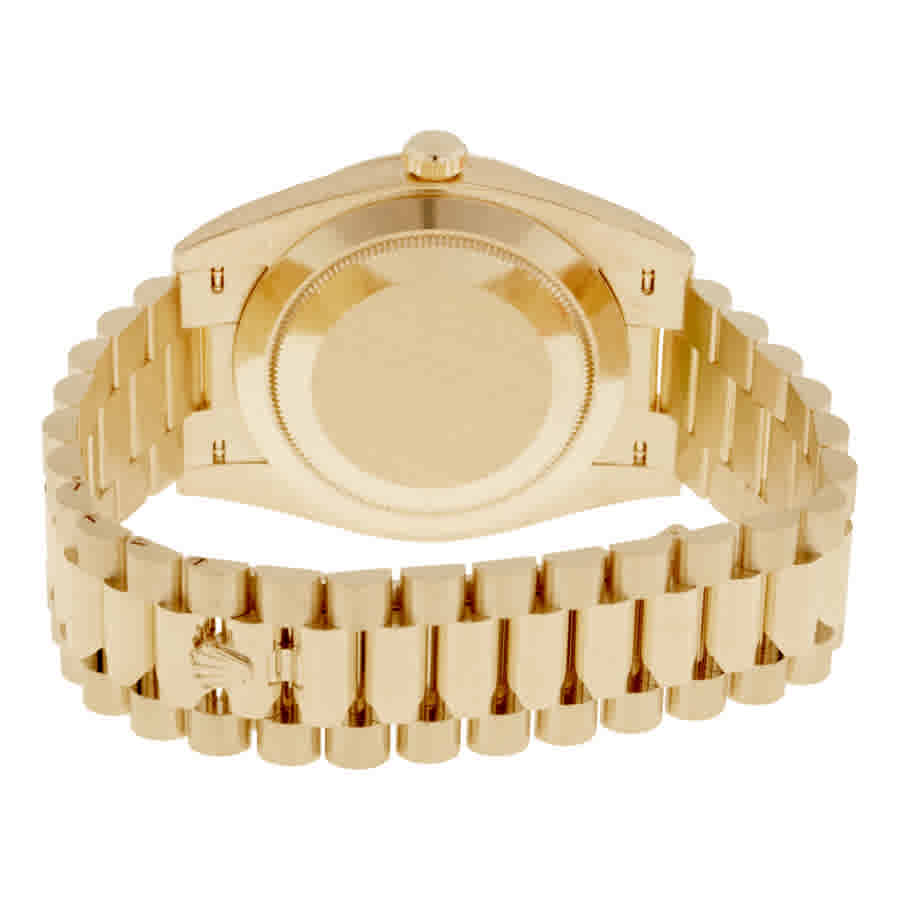 Day-Date 40 Silver Dial 18K Yellow Gold President Mens Watch 228238SSRP
