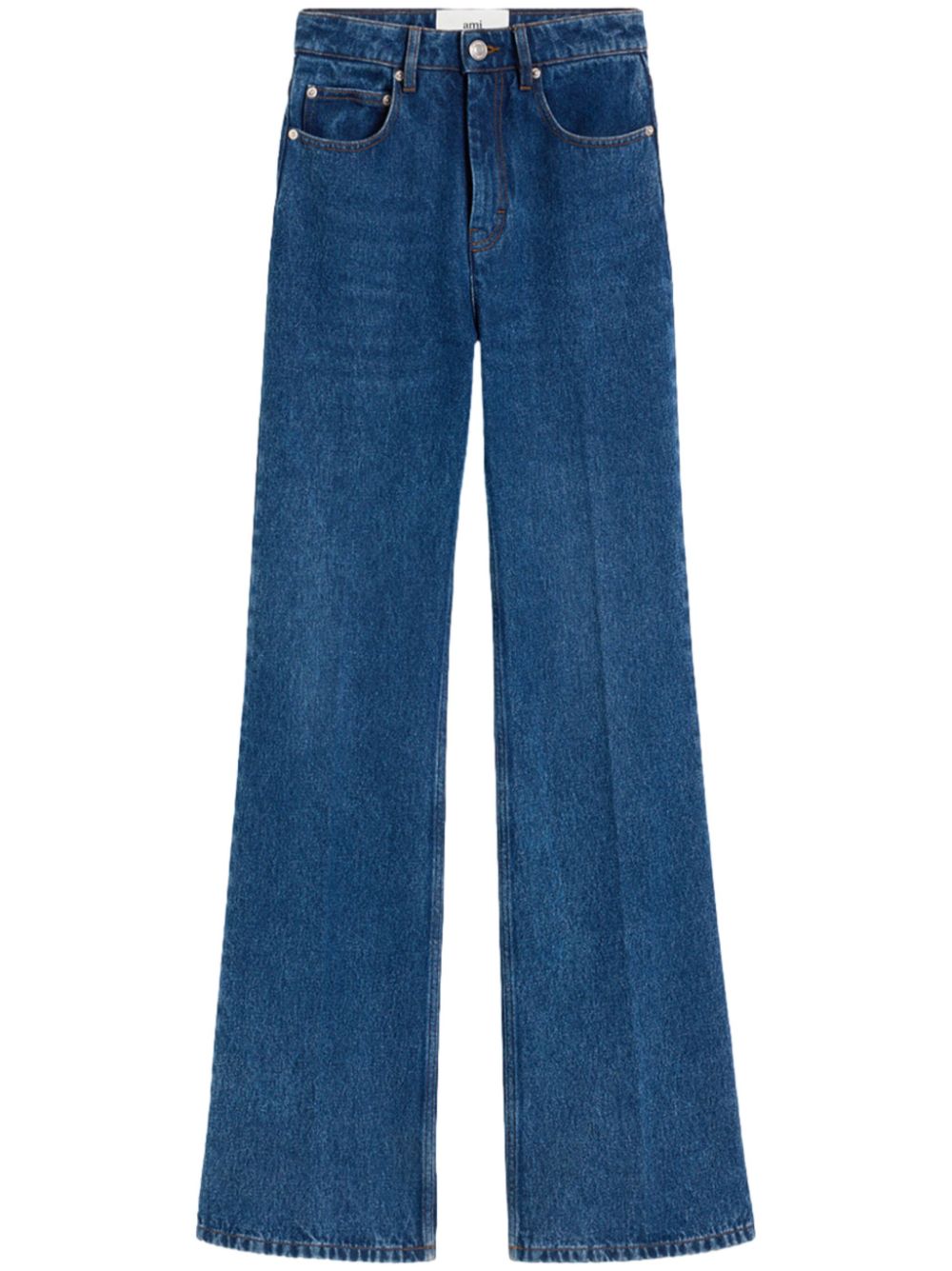 High-waist flared jeans - Blue