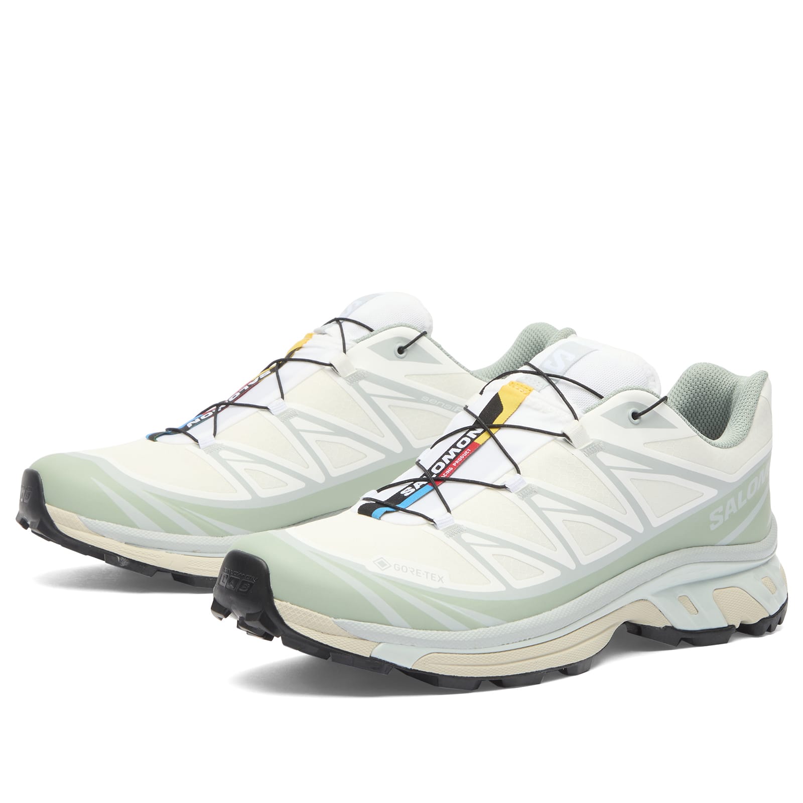 XT-6 GTX Sneaker White/Green Milieu/Ice Flow