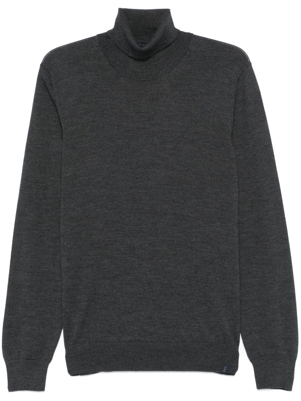 Roll-neck sweater - Grey