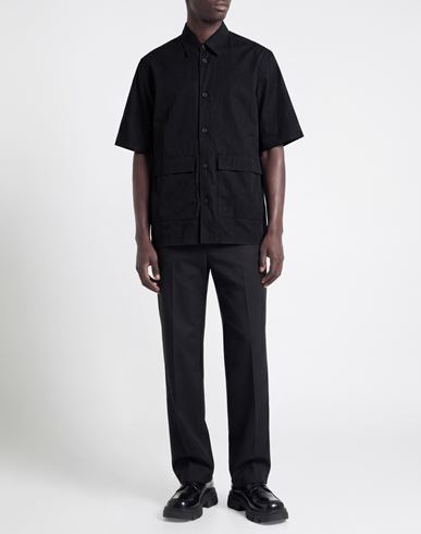 Man Shirt Midnight blue Size L Cotton