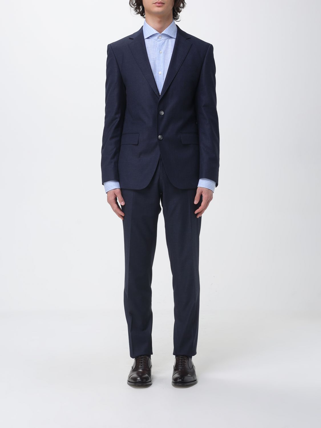 Suit Men color Blue