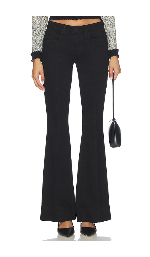 L'AGENCE Lenora Low Rise Seamed Flare in Black. 30. Also
