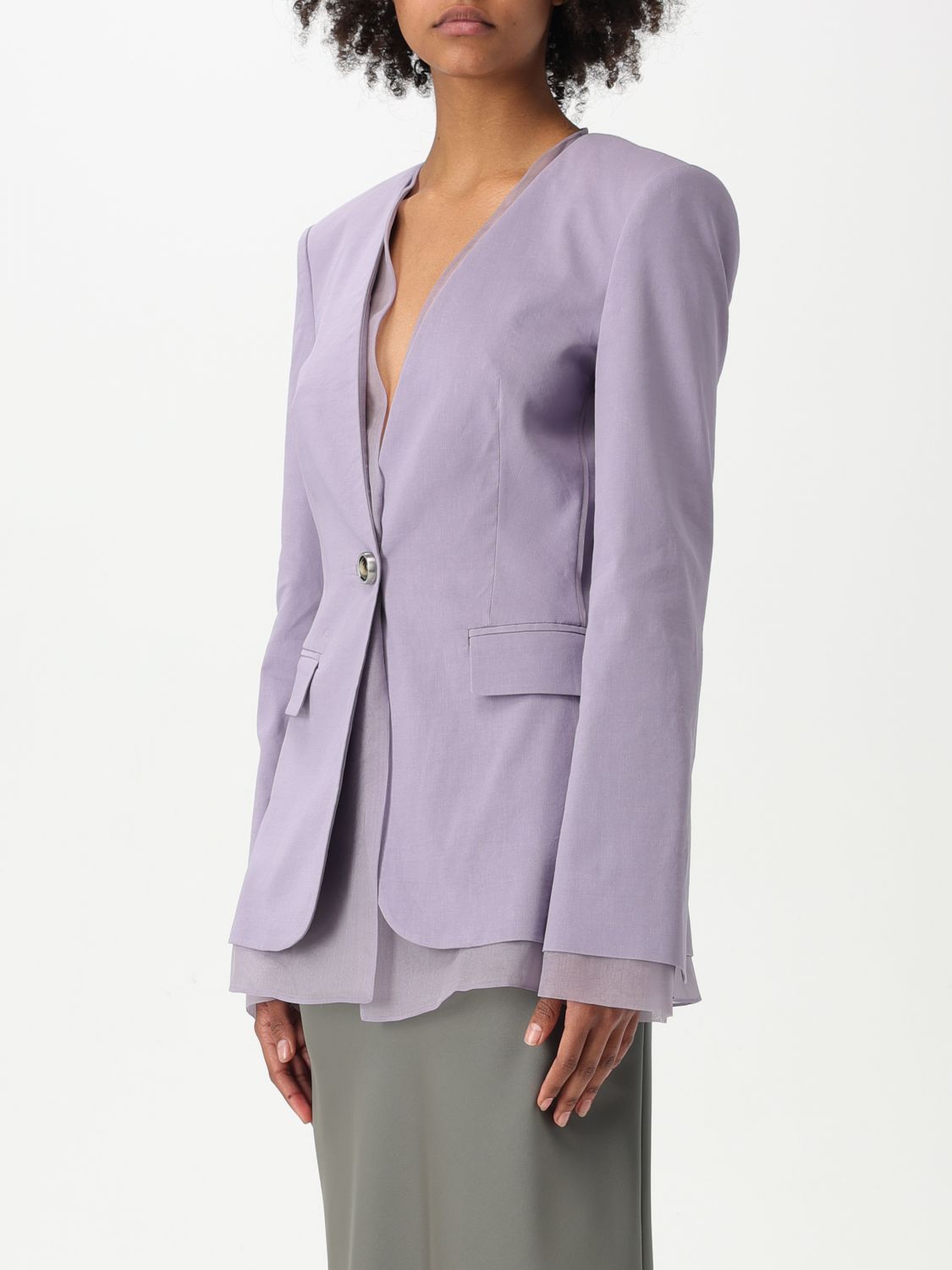 Blazer Woman color Brown
